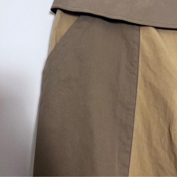 Frame Denim Tan High-Waisted Trousers - Picture 8 of 16